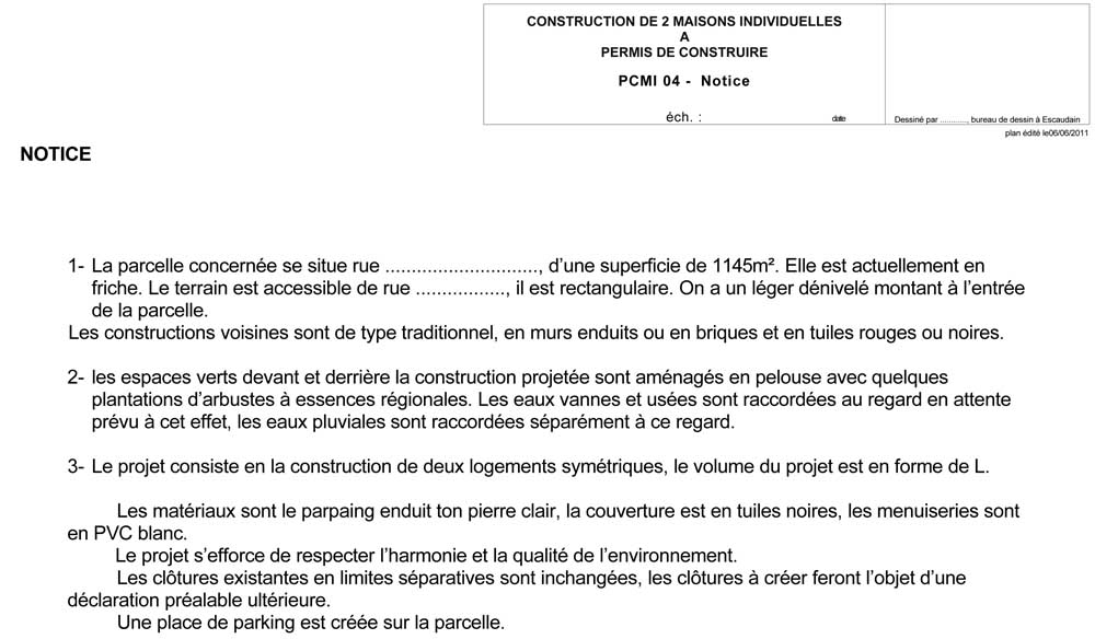 Permis de construire