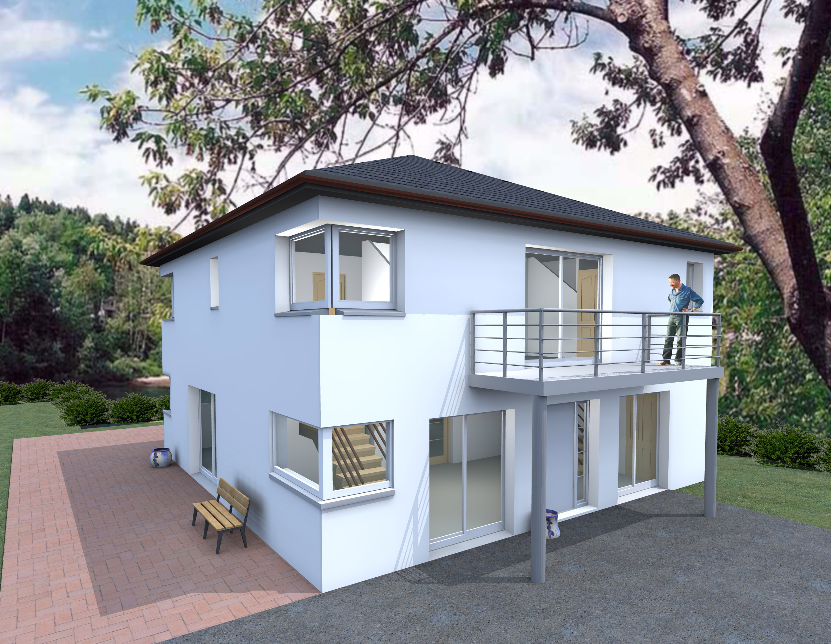 Maison moderne cubique – lombards