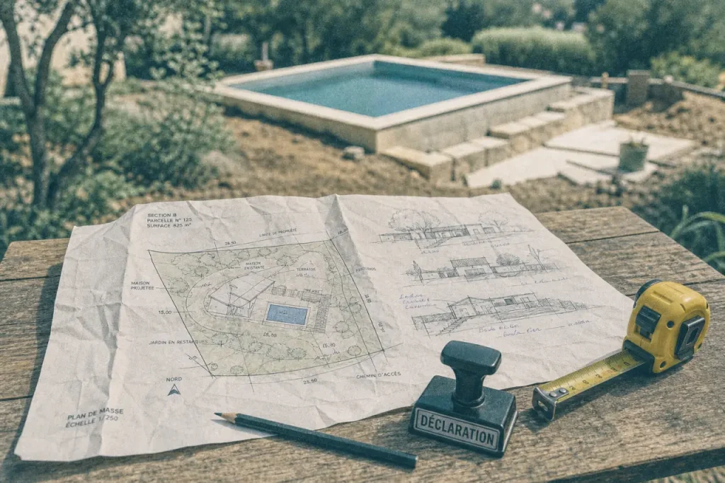 Piscine semi enterrée réglementation : seuils à vérifier avant travaux