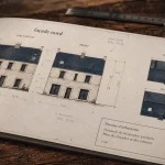 Plan des façades et des toitures sur dossier d’urbanisme