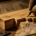Détail charpente bois : assemblage entaillé, appuis et humidité à surveiller