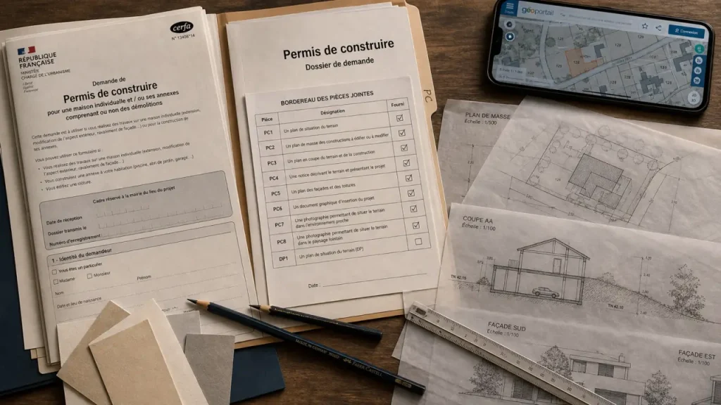 Permis de construire : formulaire, plans et erreurs qui bloquent l’instruction