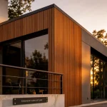 Extension maison cube toit plat, maison avec extension minimaliste à toit plat