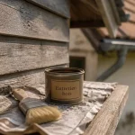 Maison en bois entretien : bardage grisé nettoyé et saturé