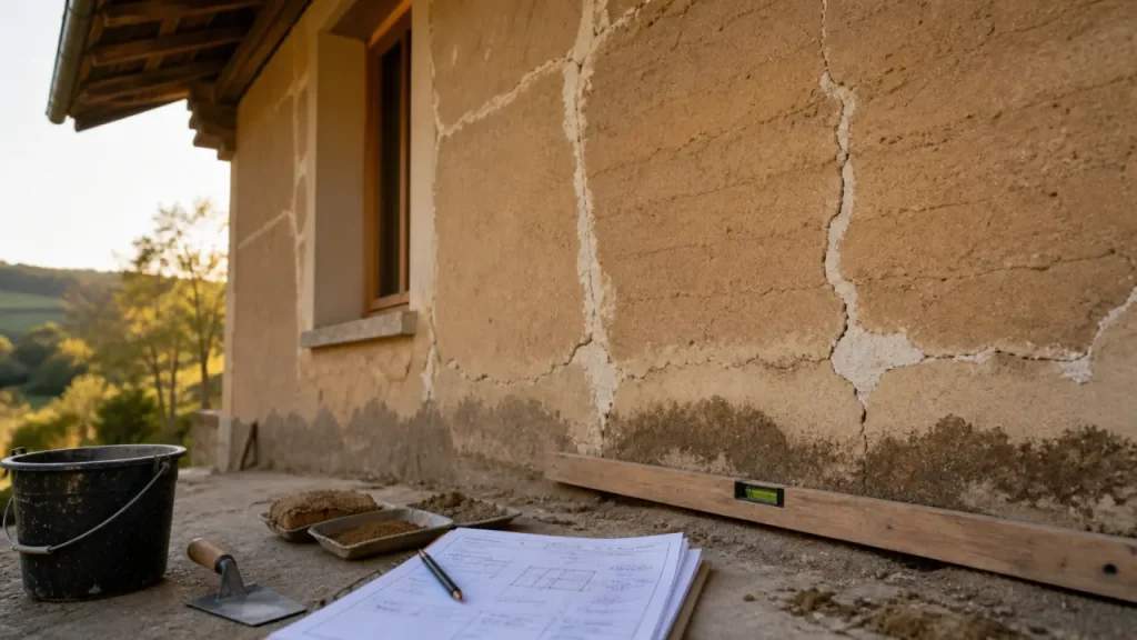 Rénover une maison en pisé sans enfermer l’humidité