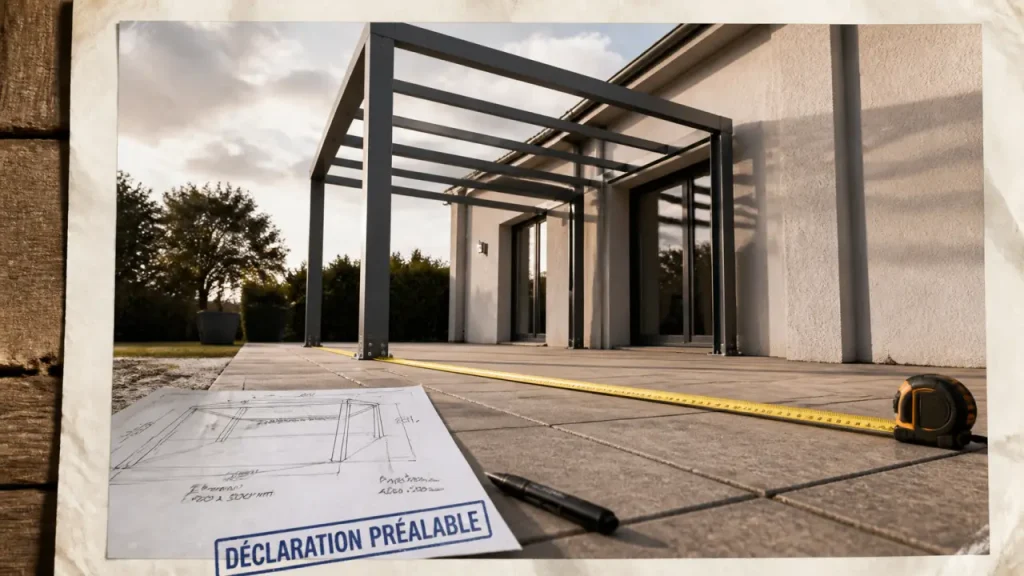 Une pergola sans toit est-elle une annexe à l’habitation ? Emprise au sol, PLU et démarches
