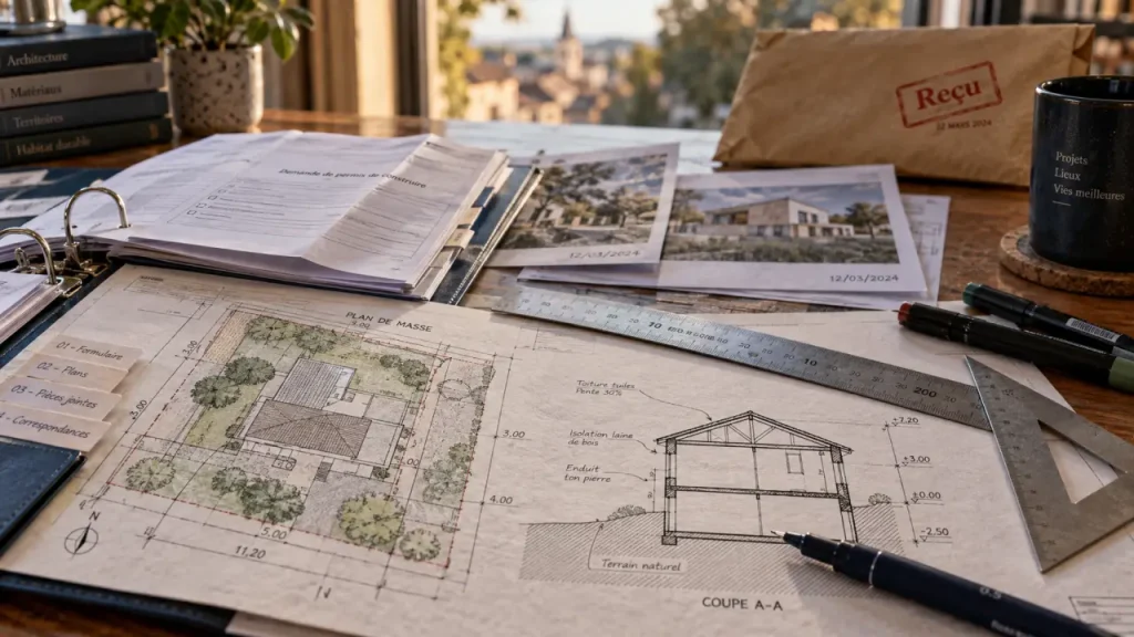 Document permis de construire : les plans qui rendent le dossier clair et recevable