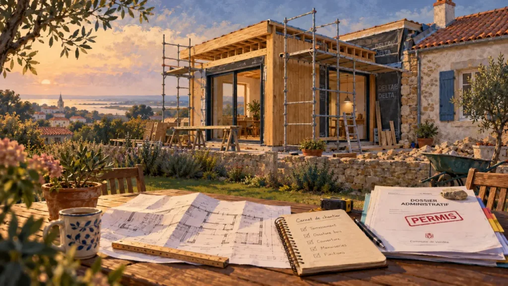 Agrandissement maison 85 : gagner une pièce sans sacrifier le jardin
