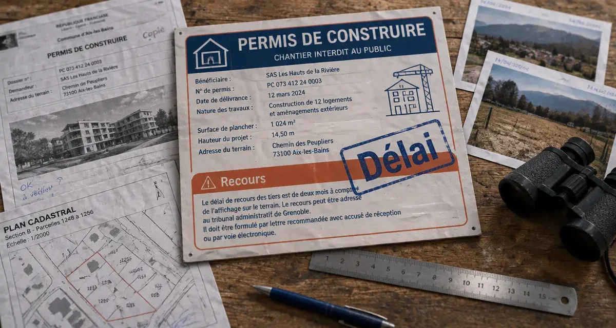 Contester un permis de construire : intérêt à agir et délai de deux mois