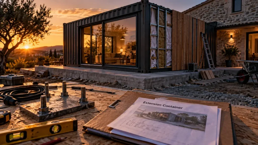 Extension container : le vrai budget ne se limite pas au prix du module