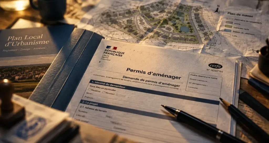 Permis d’aménager Cerfa : l’annexe cadastrale qui peut bloquer votre dossier