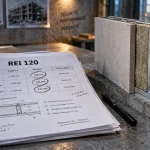 Tableau résistance au feu des matériaux de construction REI 120 SF PF CF